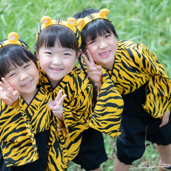 トラのヘアバンド親子セット 4枚目の画像