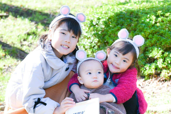 ネズミヘアバンド 4枚目の画像