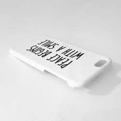 送料無料✔️iPhone 6ケースカバー シンプルなアイフォン6ケース モノトーン 白黒 iphone6-2-w 2枚目の画像