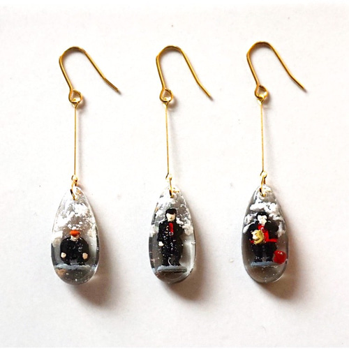 青春琥珀 不良 (ピアス/イヤリング) ピアス（フック・チェーン  