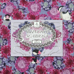 ハンカチ<buncho scabiosa-sakura> 5枚目の画像