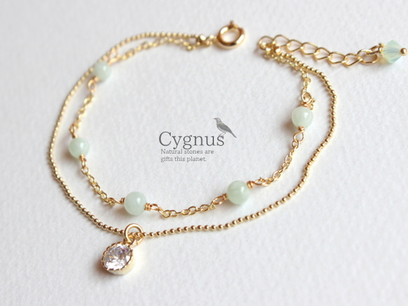 cygnus/翡翠AA　5月誕生石 1枚目の画像