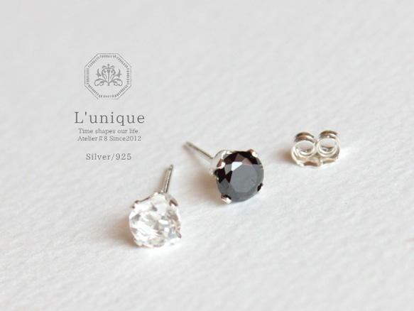 L'unique/Siler925ピアスFor Men and Women 1枚目の画像