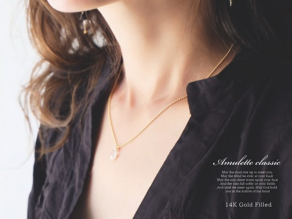 Amulette classic 14kgf Necklace Peridot 4枚目の画像