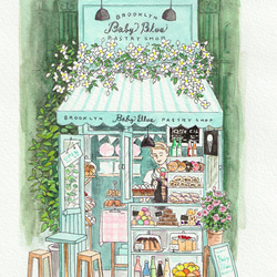 水彩画原画　冬のグリンデルワルト① ＃627 水彩画原画 冬のグリンデルワルト① ＃627 絵画 syoumei 通販