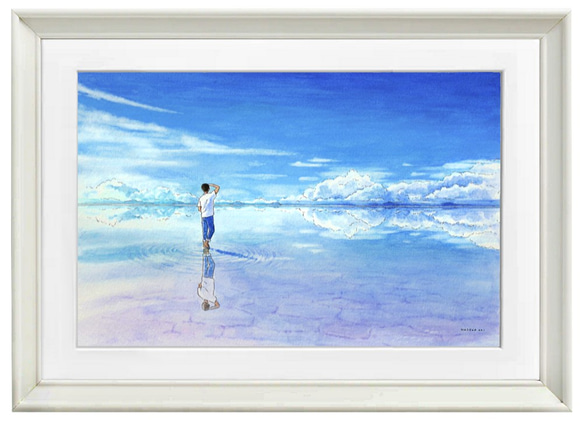 ウユニ塩湖】 ＊参考作品 絵画 うるちま企画 通販 10886684｜Creema
