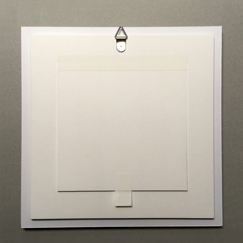 アクリル画　原画　「ミモザの下で03」額縁付　SMサイズ　キャンバス 35dd0037d8379ae51b2c807e71a7bd