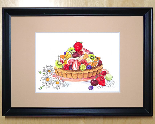 油絵 絵画 【フルーツタルト】 0_9990f99d78a39a71fdf0ad409eeb