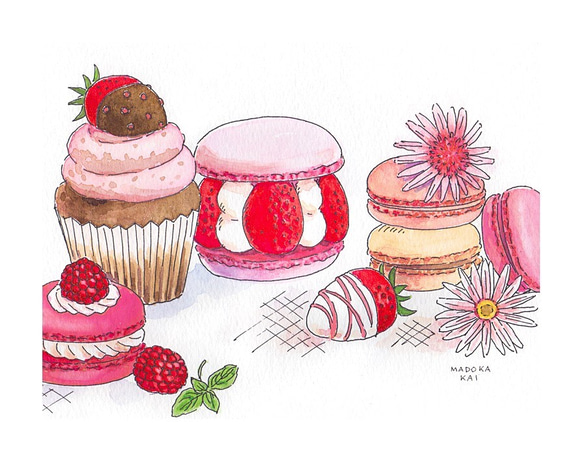 【✳︎✴︎Ichigo-Cake✴︎✳︎】イラストオーダー.手描きイラスト ✳︎✴︎Ichigo-Cake✴︎✳︎様専用】イラストオーダー