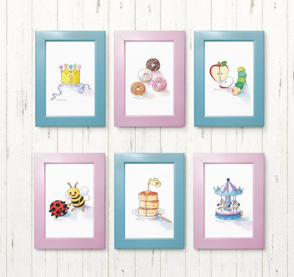 絵画(額付き) 3点セット！