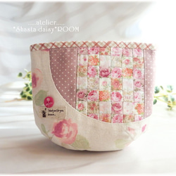 Patchwork pouch/With Charm★Rose Flower★R 第1張的照片