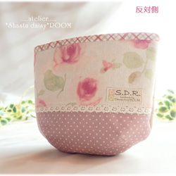Patchwork pouch/With Charm★Rose Flower★R 第2張的照片