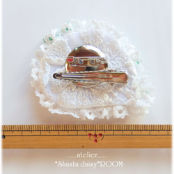 ★SALE★手工绣花线花胸针　Brooch＆Hair clip (2way) 第5張的照片