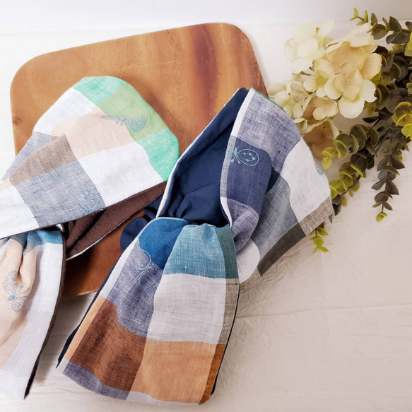 ミナペルホネン ターバン petal fence ヘアターバン - minä perhonen