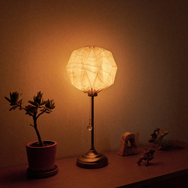 Origami Table Lamp Sphere M 樺桜
