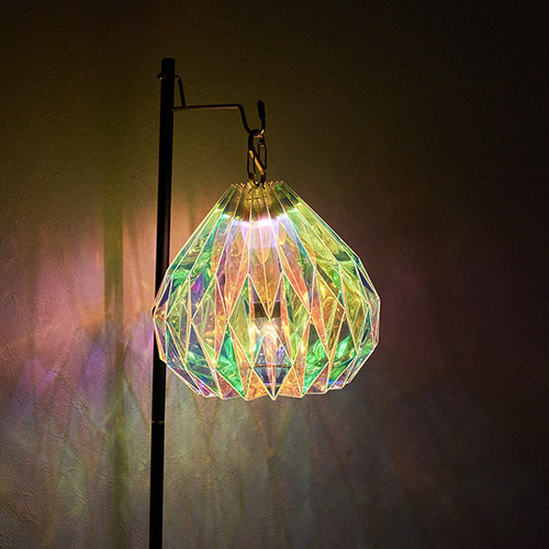 Origami lampshade Onion レインボウ （LEDランタン用