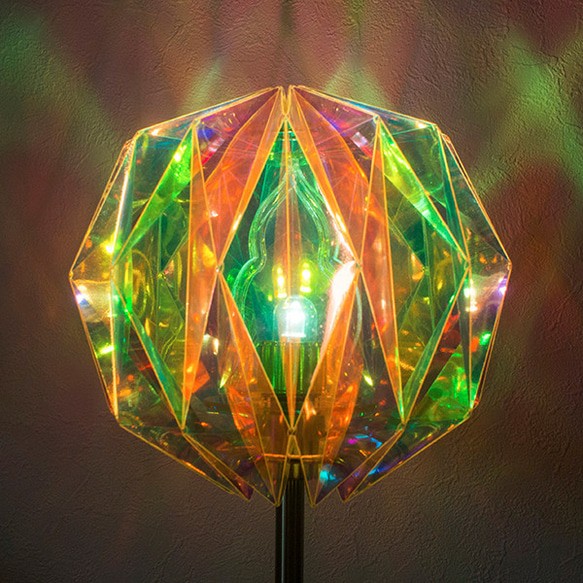 Origami Table Lamp Sphere S　ホログラム 4枚目の画像