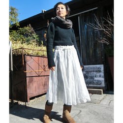 ふんわりタックギャザースカート【型紙・カット済】（1412055KC） 2枚目の画像