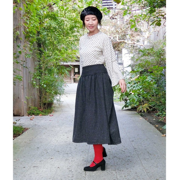 マージョリースカート・綿ウールヘリンボン【キットセット】（1417244KC）        Ω 人気・おすすめ｜売れ筋商品・話題商品におすすめ 品質チェック済み 安心配送 国内在庫あり・安心サポート付き