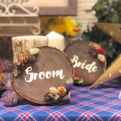 2点set｟木製のGroom & Bride｠ 2枚目の画像