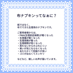 【送料無料】布ナプキン＊夜用４枚セット［動物柄］ 9枚目の画像