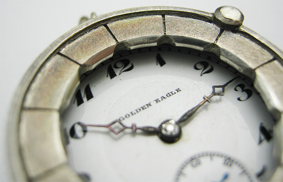 時計の銀の笛 シルバーペンダント ホイッスル Eagle カギ whistle Watch 【Locke & Key】