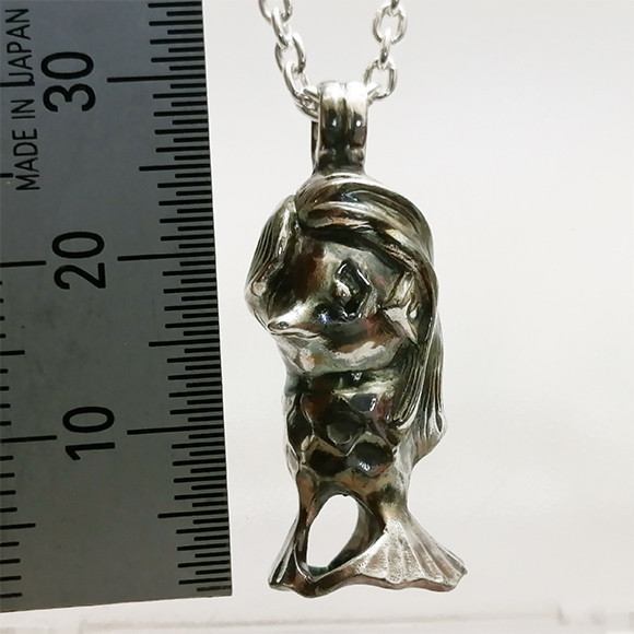 アマビエ様 3D ペンダント 【送料無料】チェーンなし　シルバー925