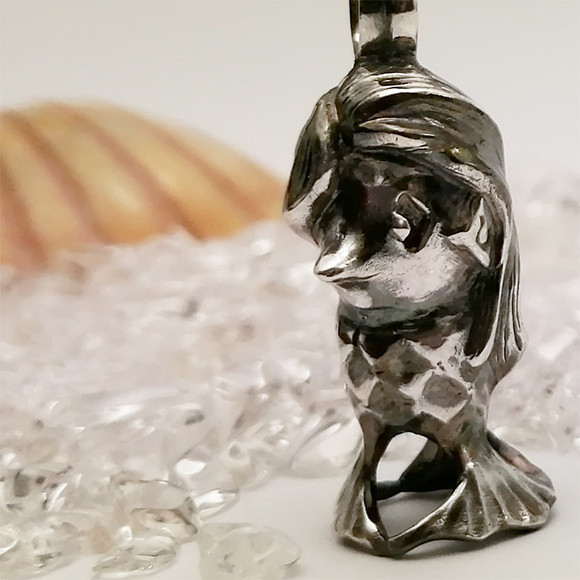 アマビエ様 3D ペンダント 【送料無料】チェーンなし　シルバー925