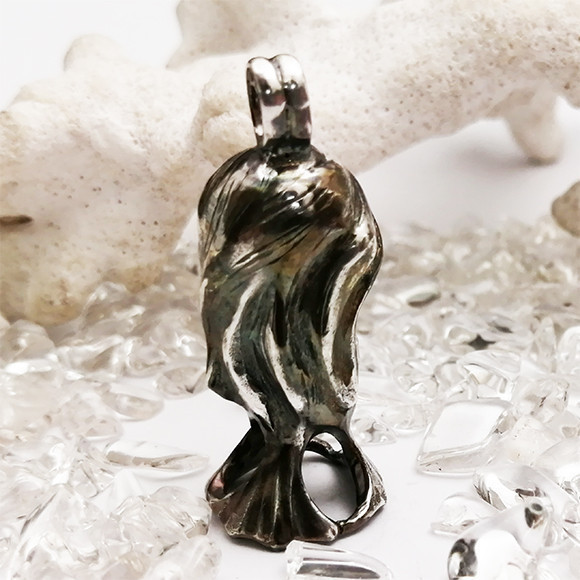 アマビエ様 3D ペンダント 【送料無料】チェーンなし　シルバー925