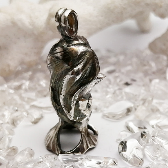 アマビエ様 3D ペンダント 【送料無料】チェーンなし　シルバー925