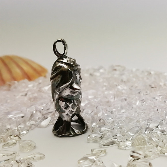 アマビエ様 3D ペンダント 【送料無料】チェーンなし　シルバー925