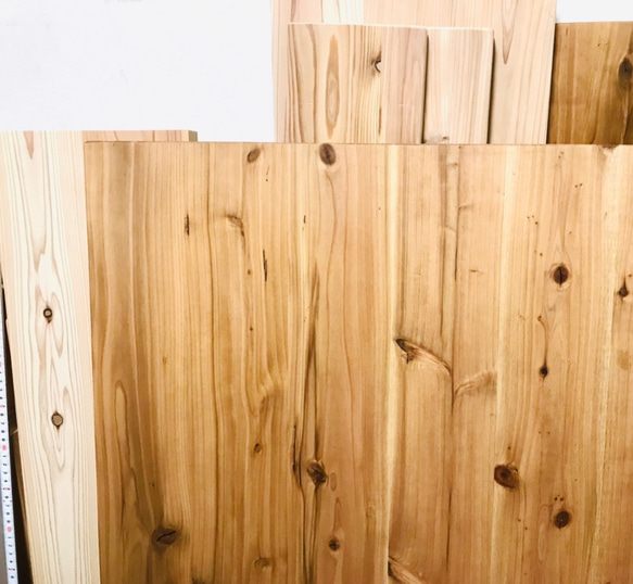 限界価格！：国産天然杉無垢材こたつ板／テーブル天板【正方形タイプ】 6枚目の画像