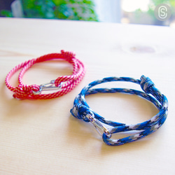 サンプル☘パラコードブレスレット（少し細め） サンプル☘パラコードブレスレット（少し細め）