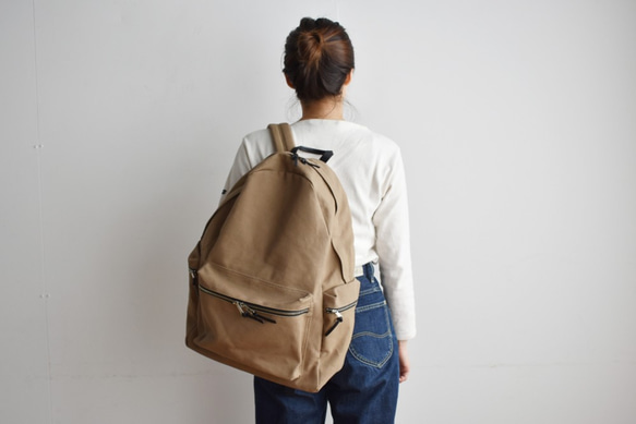 CITY RUCKSACK（グレージュ） 4枚目の画像