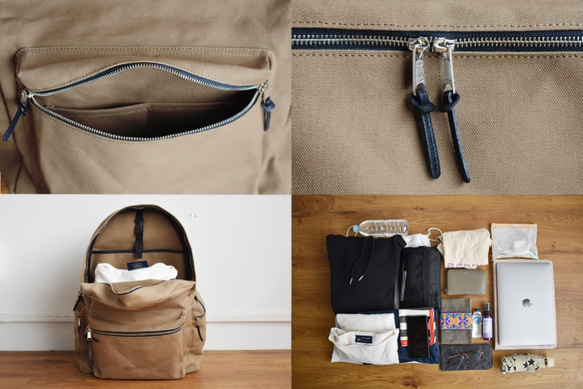 CITY RUCKSACK（グレージュ） 11枚目の画像
