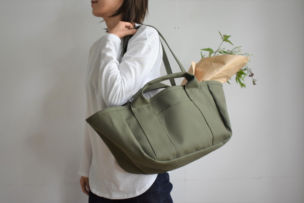 SHIP TOTE BAG（オリーブ/カーキ）
