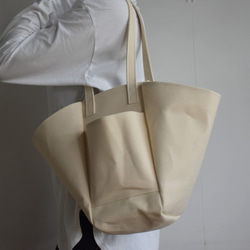 CLOVER TOTE BAG（キナリ） 3枚目の画像