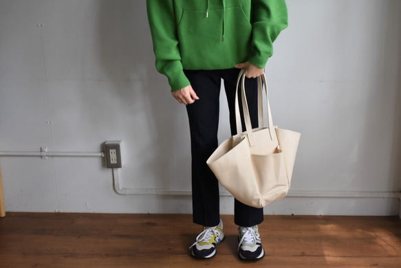 CLOVER TOTE BAG（キナリ） 7枚目の画像