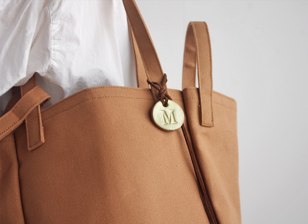 DROP1 SHOULDER TOTE BAG（キナリ×ピンク）3WAY 斜め掛け トートバッグ 帆布 大容量