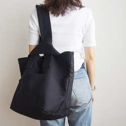 CLOUCHY SHOULDER BAG（オールブラック） 1枚目の画像