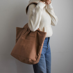 CLOUCHY SHOULDER BAG（モカ/ベージュ） 4枚目の画像