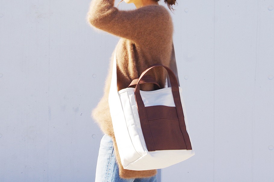 ZUCC SHOULDER TOTE BAG（キナリ×コーヒー）