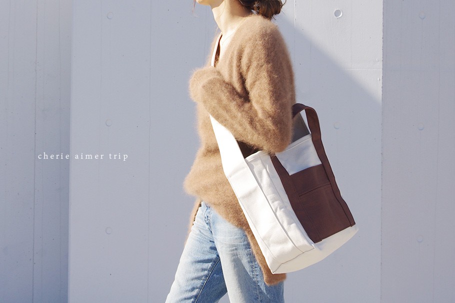 ZUCC SHOULDER TOTE BAG（キナリ×コーヒー）