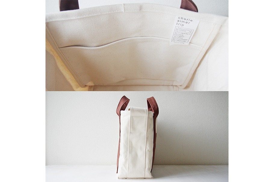ZUCC SHOULDER TOTE BAG（キナリ×コーヒー）