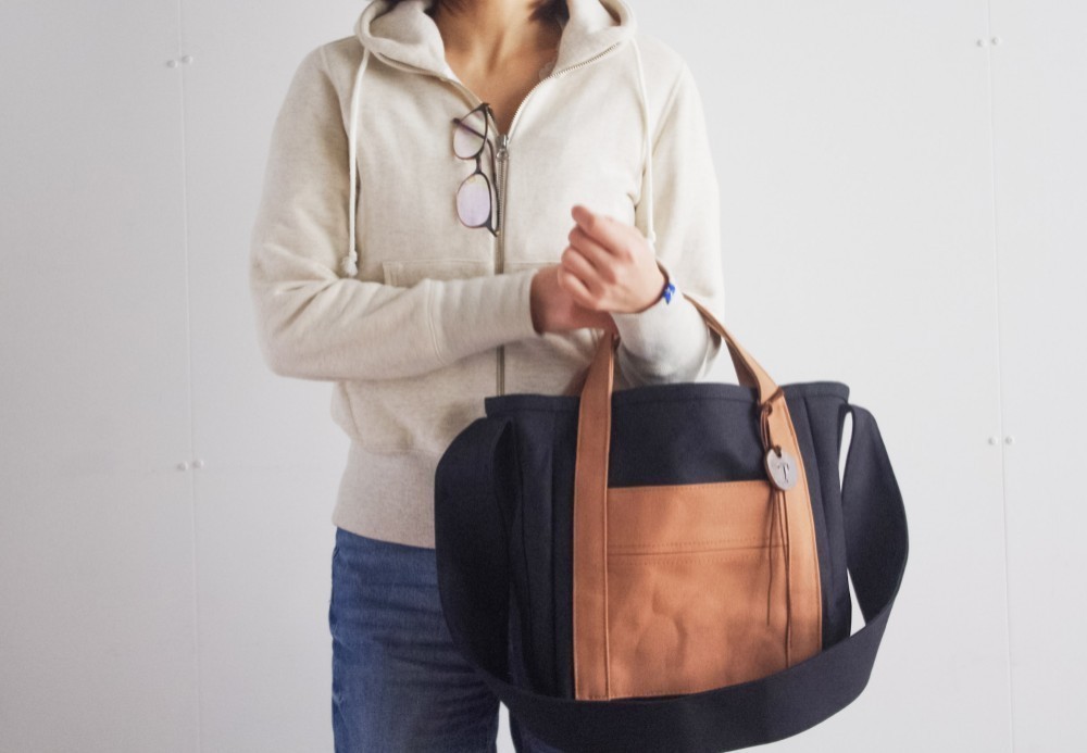 ZUCC SHOULDER TOTE BAG（キナリ×コーヒー）