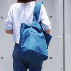 CLOUCHY SHOULDER BAG（オールミネラルブルー） 5枚目の画像