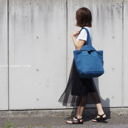 CLOUCHY SHOULDER BAG（オールミネラルブルー） 6枚目の画像