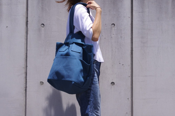 CLOUCHY SHOULDER BAG（オールミネラルブルー） 10枚目の画像