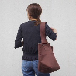 CLOUCHY SHOULDER BAG（コーヒー/ブラウン） 4枚目の画像