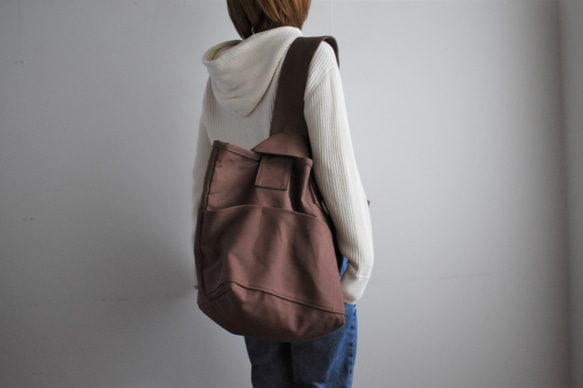 CLOUCHY SHOULDER BAG（コーヒー/ブラウン） 7枚目の画像